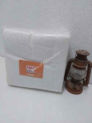 6'lı Otel Banyo Havlusu Beyaz 70x140 cm | %100 Pamuklu Orta Boy Dayanıklı Vücut Havlusu