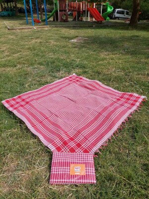 2'li Çok Amaçlı Pötikare Örtü 150x150 cm | Sofra Bezi, Piknik, Masa Örtüsü Seti