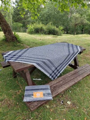 2'li Çok Amaçlı Pötikare Örtü 150x150 cm | Sofra Bezi, Piknik, Masa Örtüsü Seti