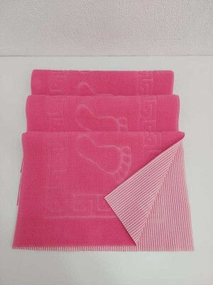 3'lü Banyo Paspası 50x70 cm | Kaymaz Taban Welsoft Yumuşak Ayak İzli Paspas Seti