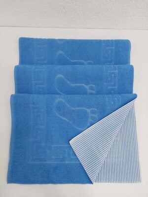 3'lü Banyo Paspası 50x70 cm | Kaymaz Taban Welsoft Yumuşak Ayak İzli Paspas Seti