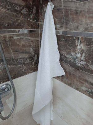 12'li Otel El Yüz Havlusu Beyaz 50x90 cm | %100 Pamuklu Baş Havlusu Dayanıklı Bukle