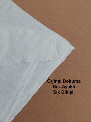 Boya Tutmaz Mikrofiber Kuaför Havlusu 6'lı Beyaz 50x90 cm | Saç Açıcıya Dayanıklı