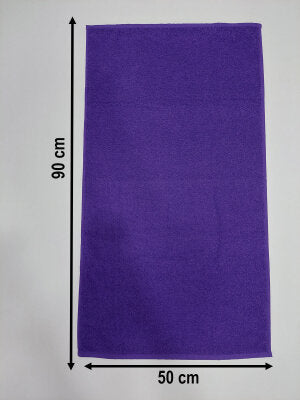 Mor Kuaför Havlusu 3'lü Set 50x90 | Berber ve Sporcu Baş Havlusu | Hızlı Kurur