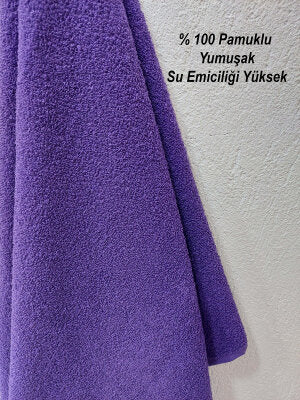 Mor Kuaför Havlusu 3'lü Set 50x90 | Berber ve Sporcu Baş Havlusu | Hızlı Kurur