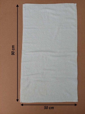 Beyaz Kuaför Havlusu 3'lü Set 50x90 | Berber ve Sporcu Baş Havlusu | Hızlı Kurur