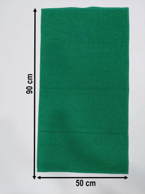 Yeşil Kuaför Havlusu 3'lü Set 50x90 | Berber ve Sporcu Baş Havlusu | Hızlı Kurur