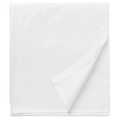 Otel Tipi Çarşaf 4'lü Set Beyaz 235x260 cm | Lastiksiz Ekonomik Çift Kişilik Çarşaf