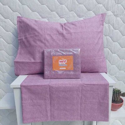 Dokuma Yastık Kılıfı 2'li Set 50x70 cm | Fırça Desen Kapaklı Pamuklu Kılıf