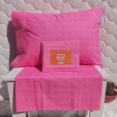 Dokuma Yastık Kılıfı 2'li Set 50x70 cm | Fırça Desen Kapaklı Pamuklu Kılıf
