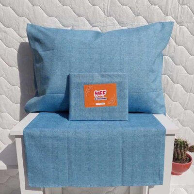 Dokuma Yastık Kılıfı 2'li Set 50x70 cm | Fırça Desen Kapaklı Pamuklu Kılıf