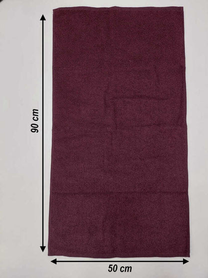 Vişne Kuaför Havlusu 3'lü Set 50x90 | Berber ve Sporcu Baş Havlusu | Hızlı Kurur